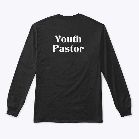 Ycog Youth Pastor Black T-Shirt Back