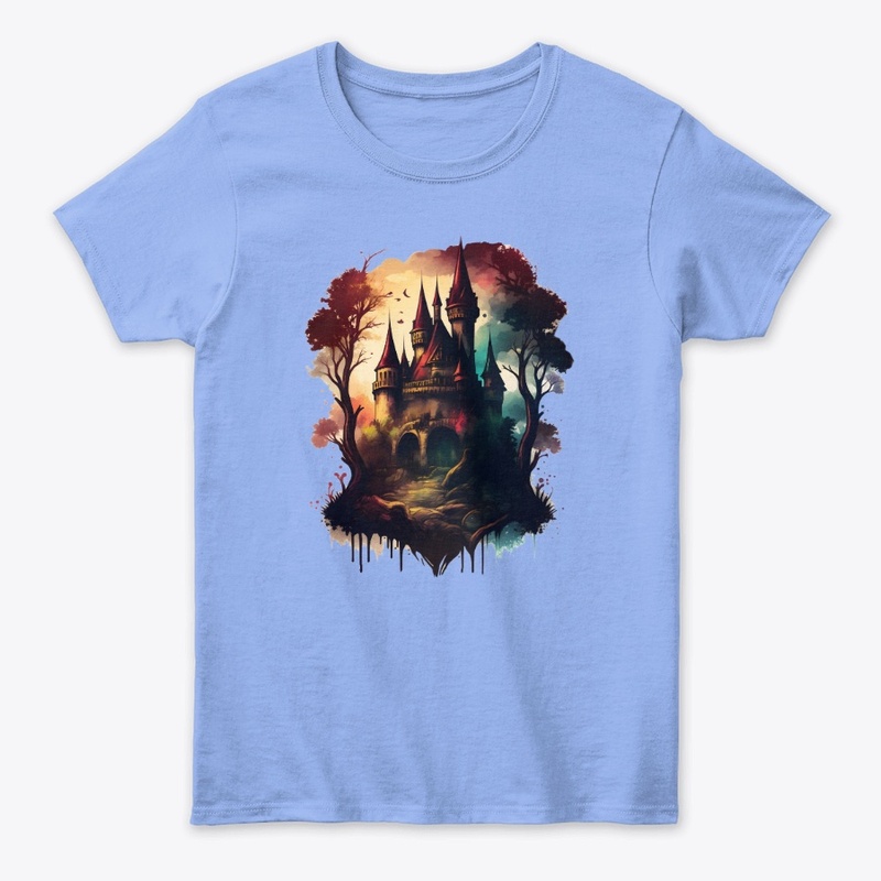 Castle fairy tale fortress secret forest