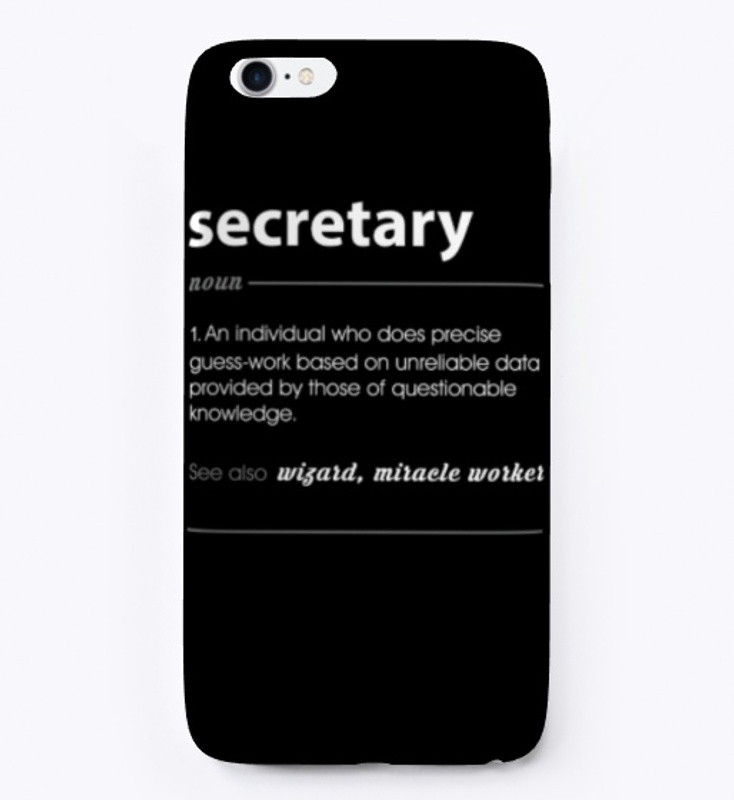 Secretary Funny Job Definition Gift