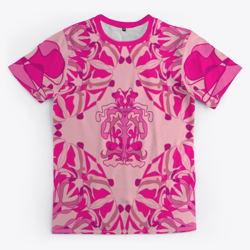 T-shirt:  Pink pattern