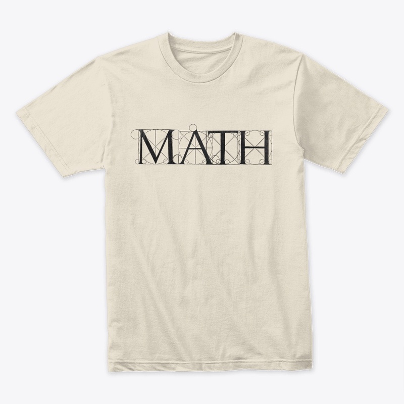 MATH teeshirt (DaVinci style)
