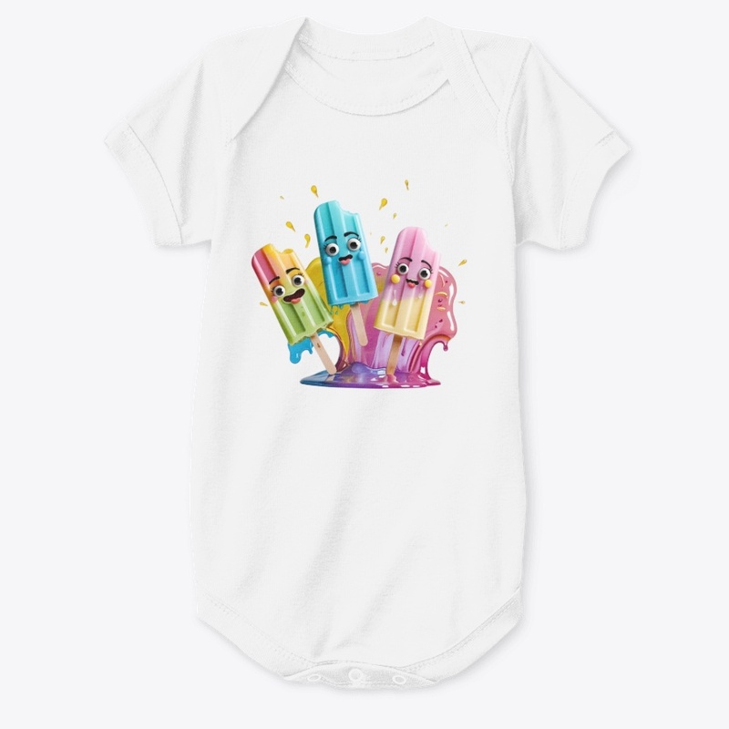 Melting popsicles in summer 