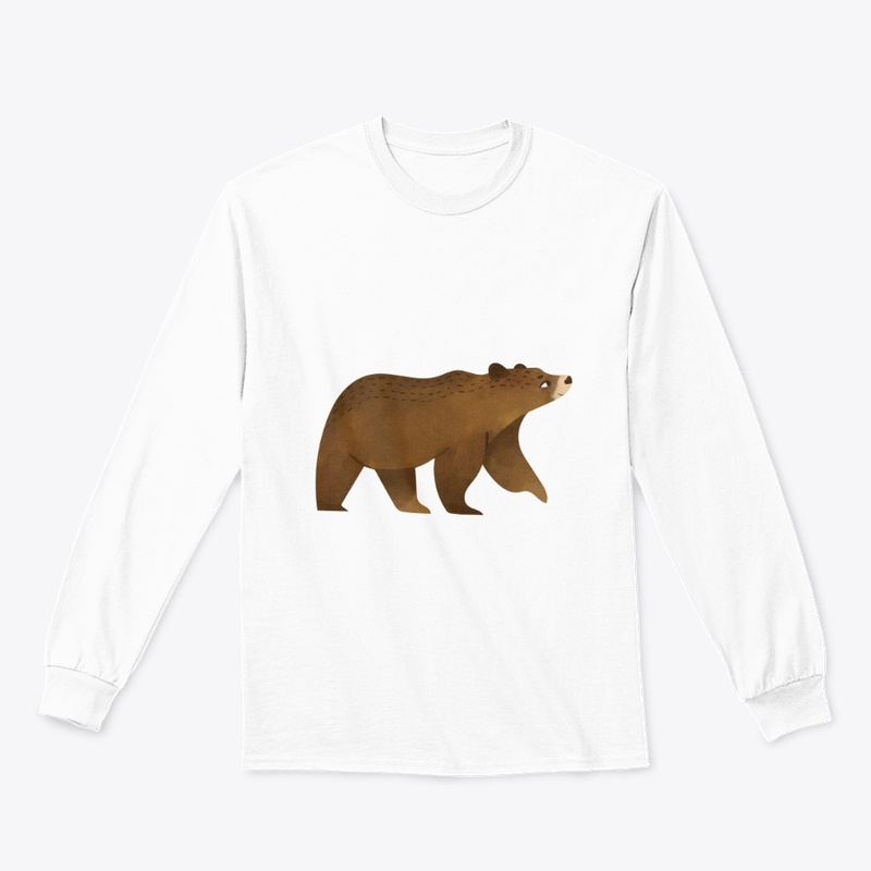 Bear Print T-Shirt & Hoodies