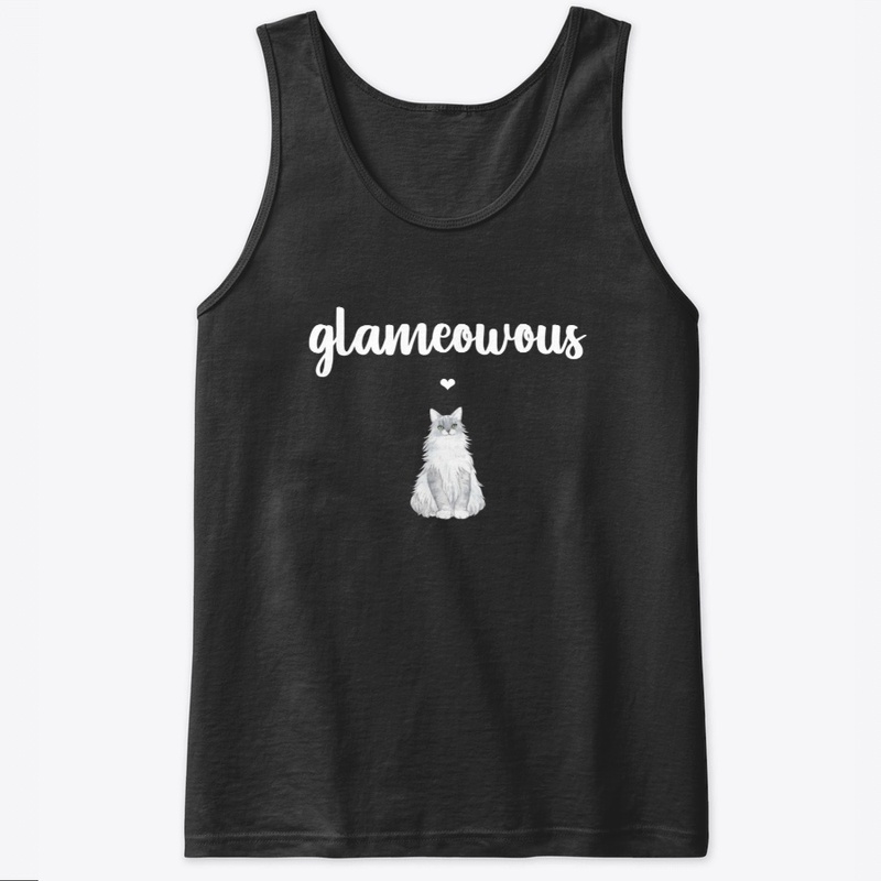 Glameowous Cat Design | Chic Cat Tee