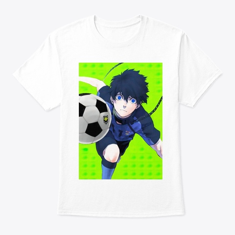 Blue Lock Yoichi White T-Shirt Front