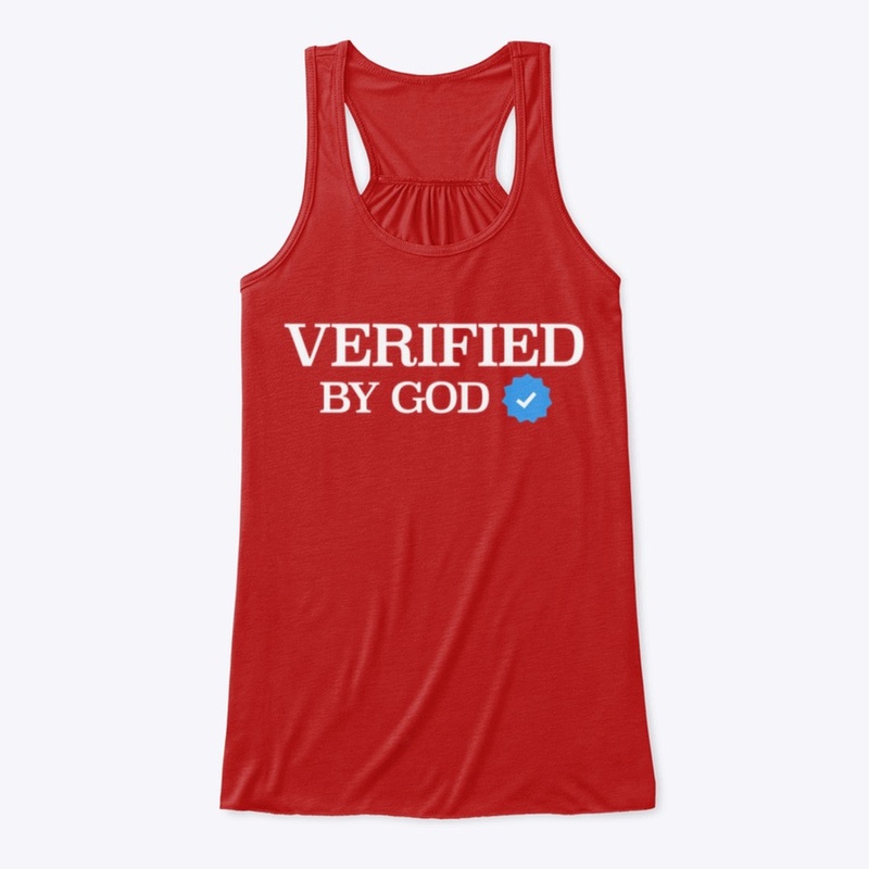VERIFIED BY GOD (white Logo)