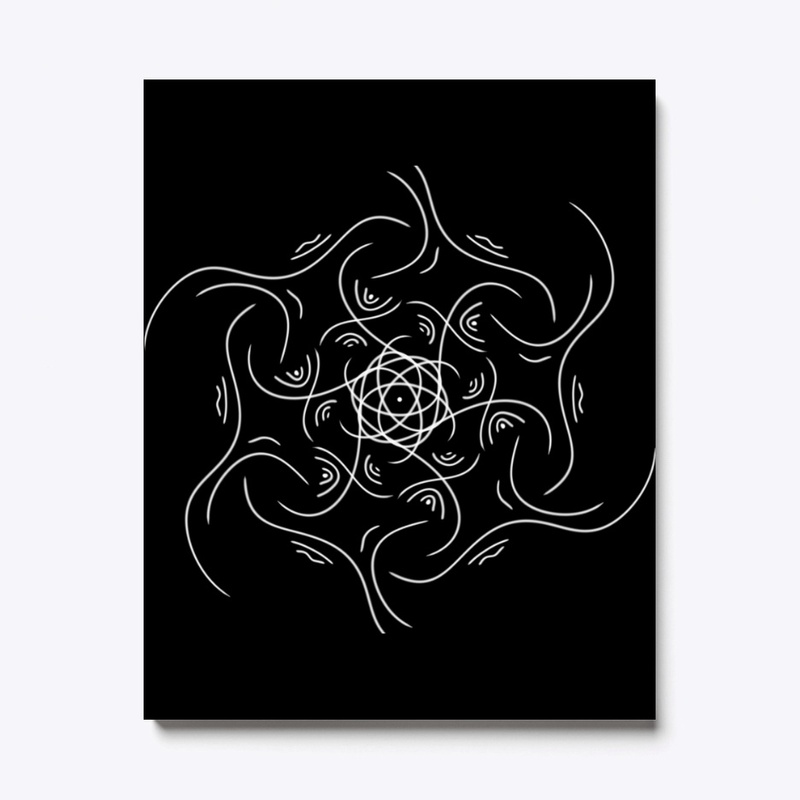 Abstract Black and White