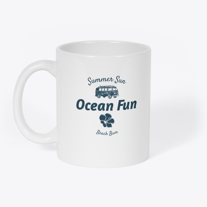 Summer Sun Ocean Fun Beach Bum