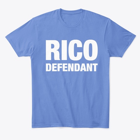 Rico Defendant   100 K Limited Edition Heathered Royal  Camiseta Front