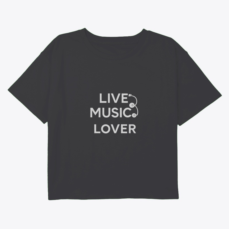 Acoustic To Stadium Live Music Lover Tee