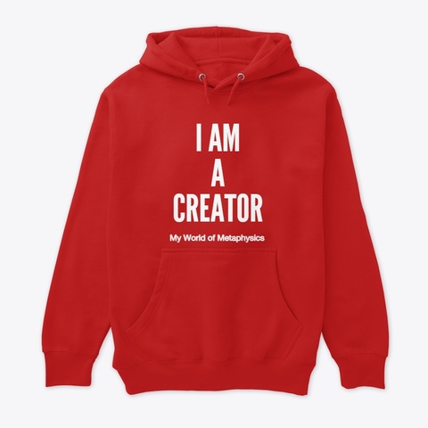 I Am A Creator Attire Red Kaos Front