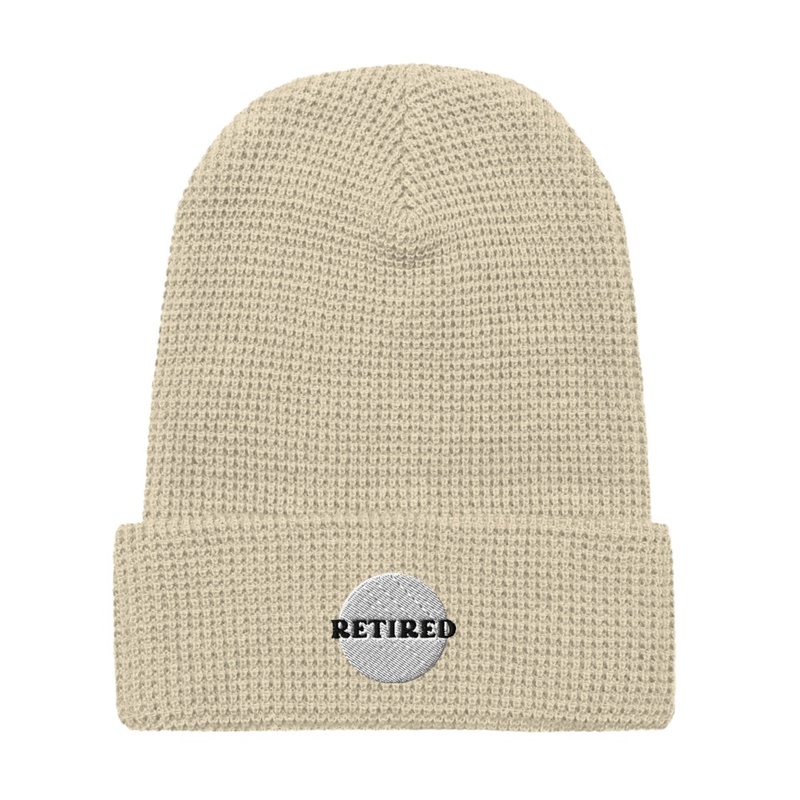 RETIRED-Waffle Beanie Transparent Print