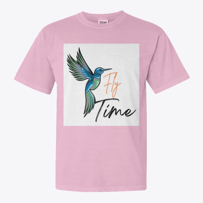 Flying time design t-shirt 