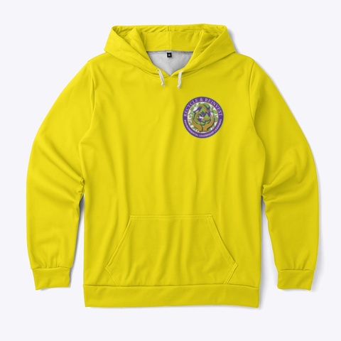 Heal The Earth Hoody Yellow T-Shirt Front