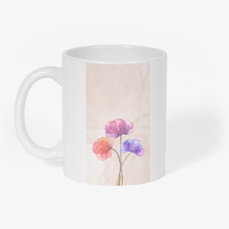 Aesthetic Warm Poppy Flower T-shirt