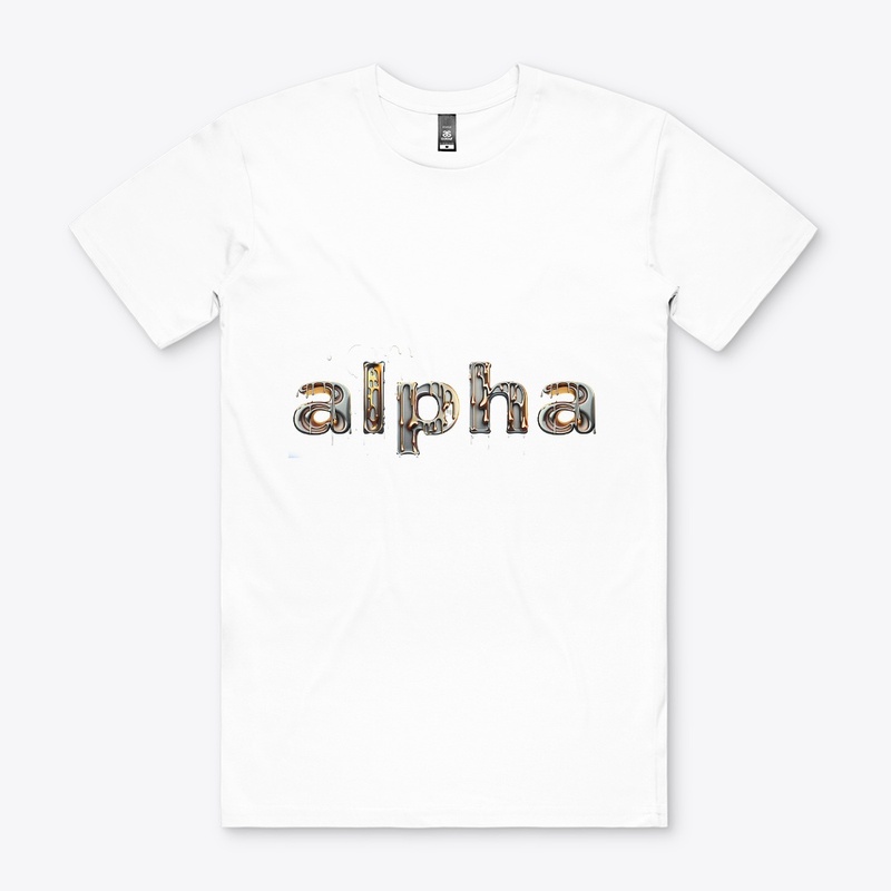 alpha - shiny iron driping design