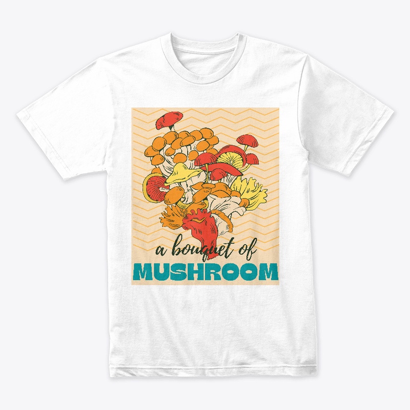 A bouquet of mushroom Yellow pattern