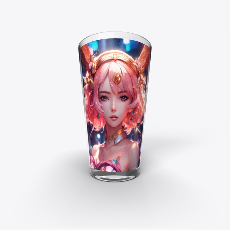 tilt shift art of abstract style anime
