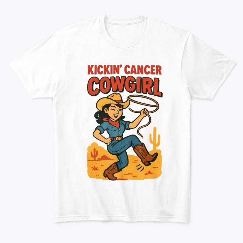 Kickin' Cancer Cowgirl T-Shirt