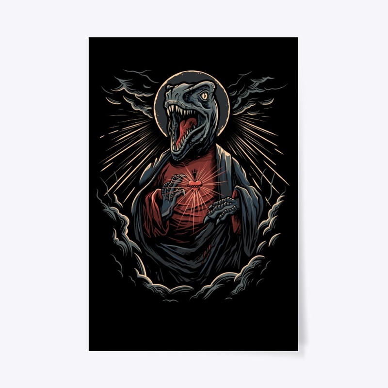 Raptor Jesus Poster!