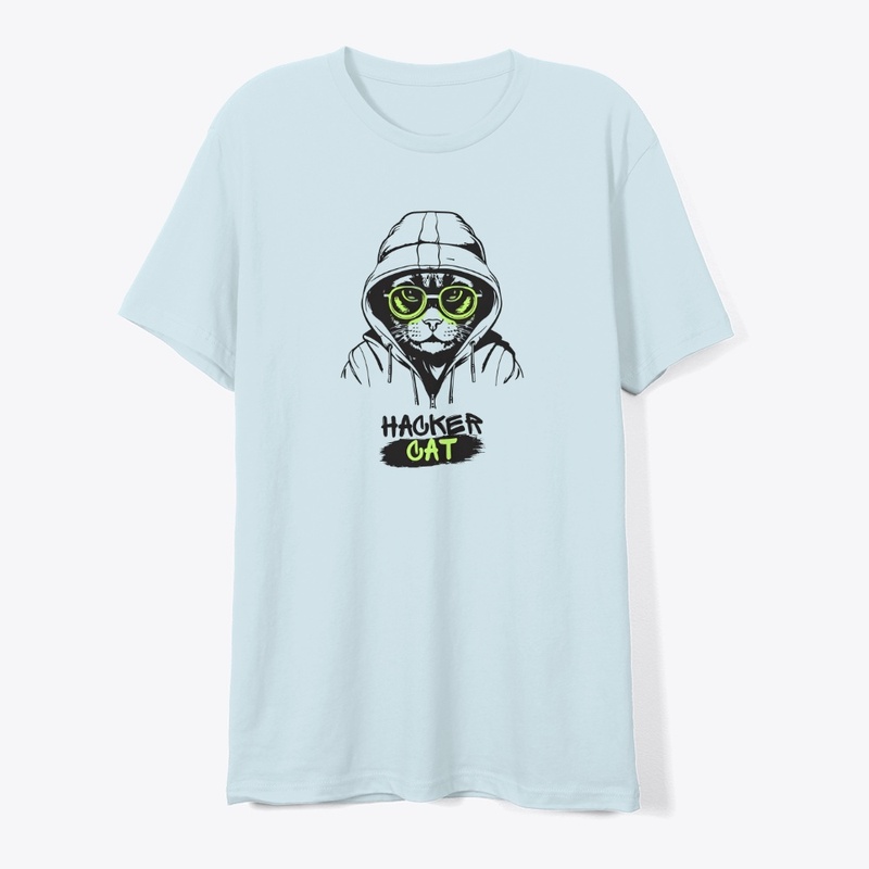 Hacker Cat: The Cyber Cool Tee