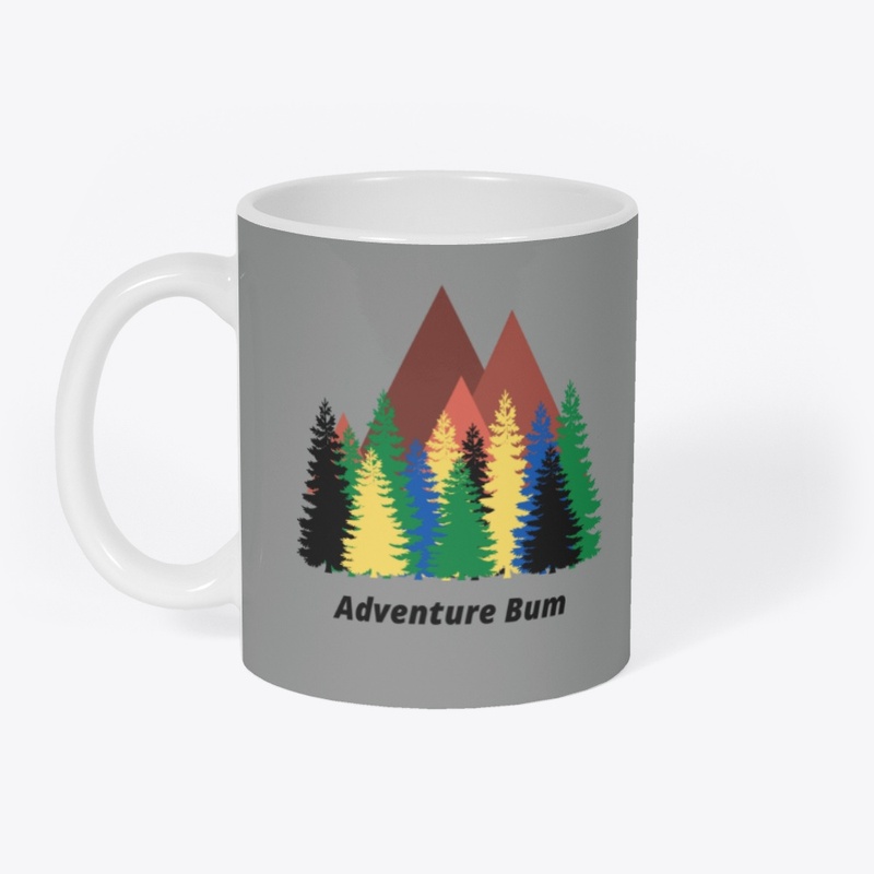 Adventure Bum Color Tree Drinkware