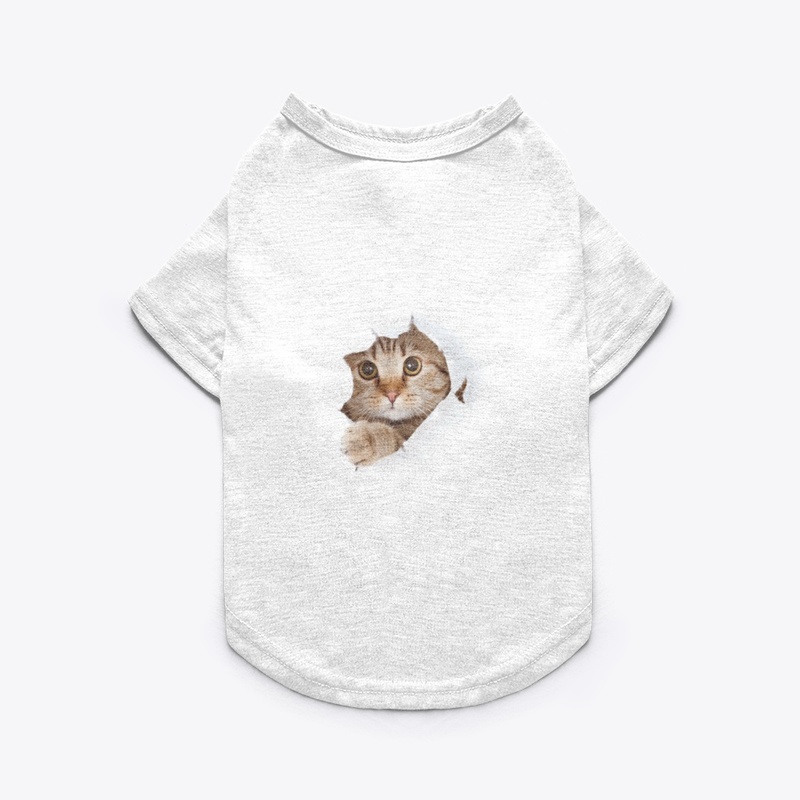 Cat print tshirt 