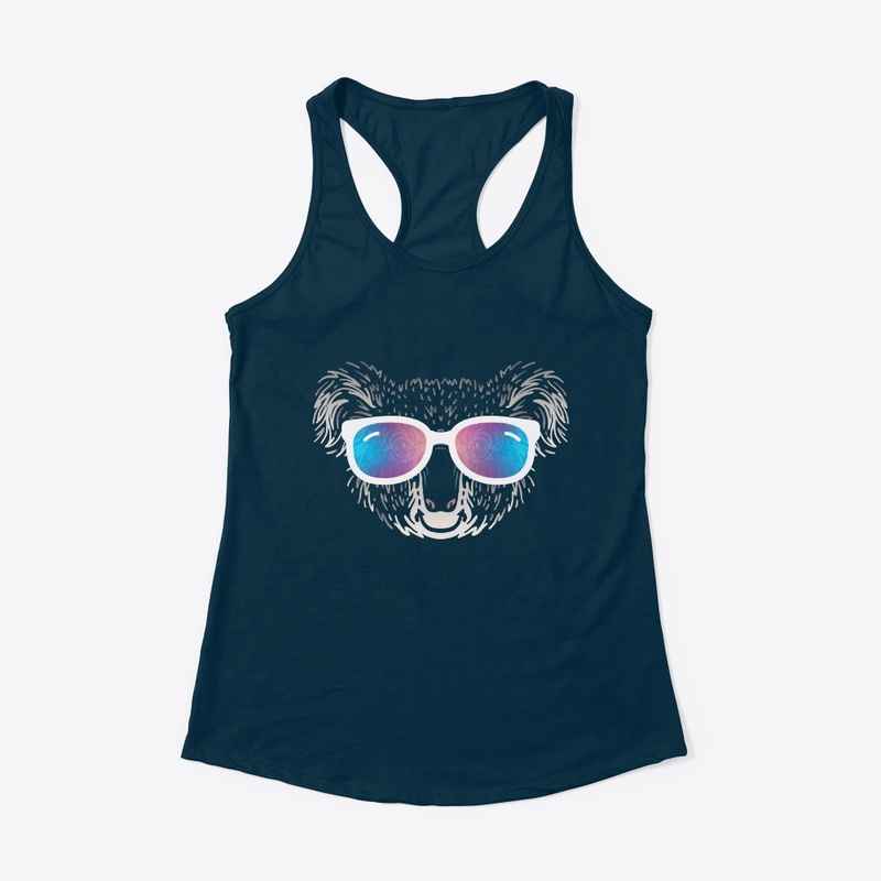 Cute Koala in Sunglasses (Colored+sg04)