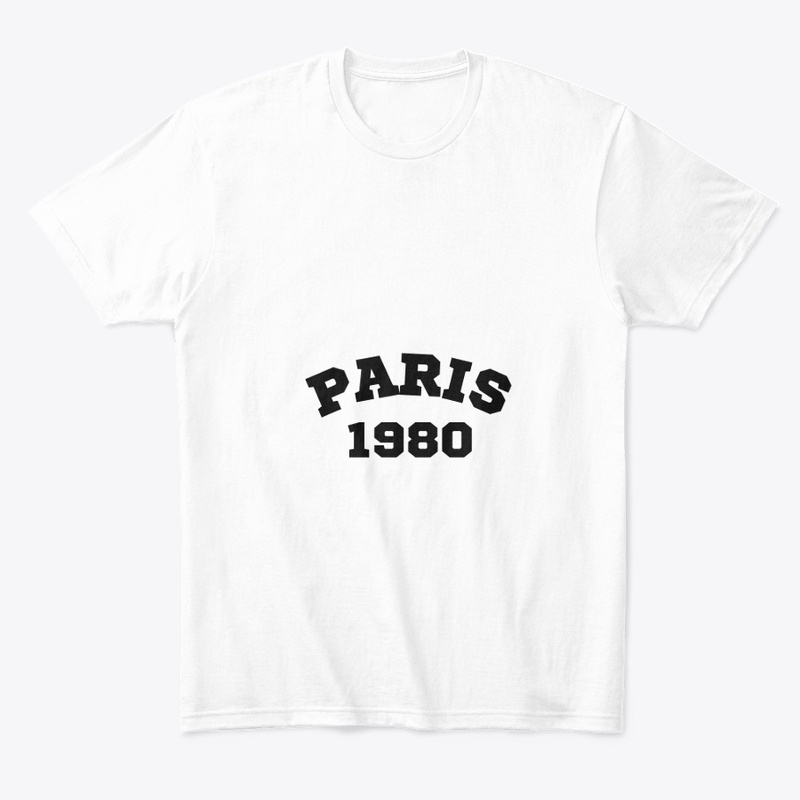 Paris 1980 graphic t-shirt 