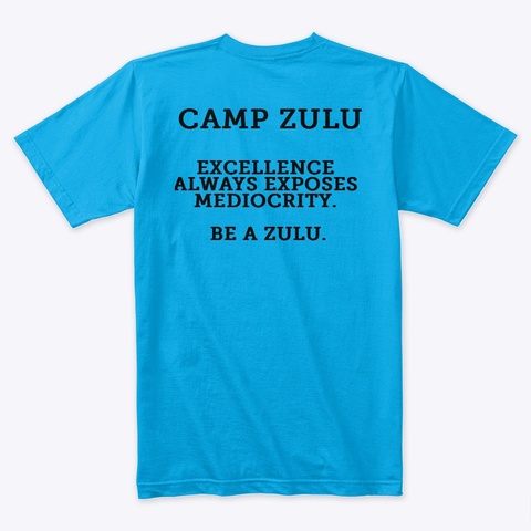 Summer Colors 2 Turquoise T-Shirt Back