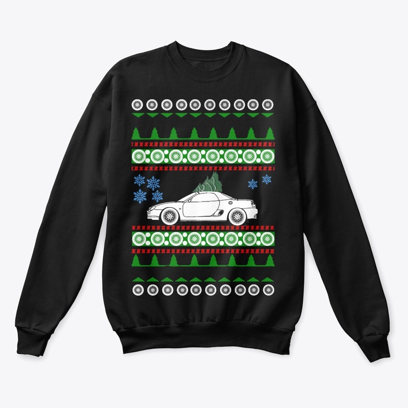 car like MG F Ugly Christmas Sweater