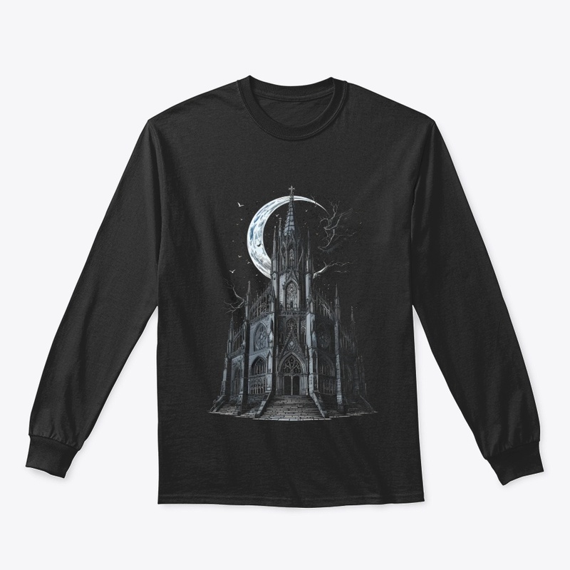 Moonlit Gothic Cathedral