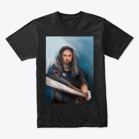 Lathan   Darkness & Light Black T-Shirt Front