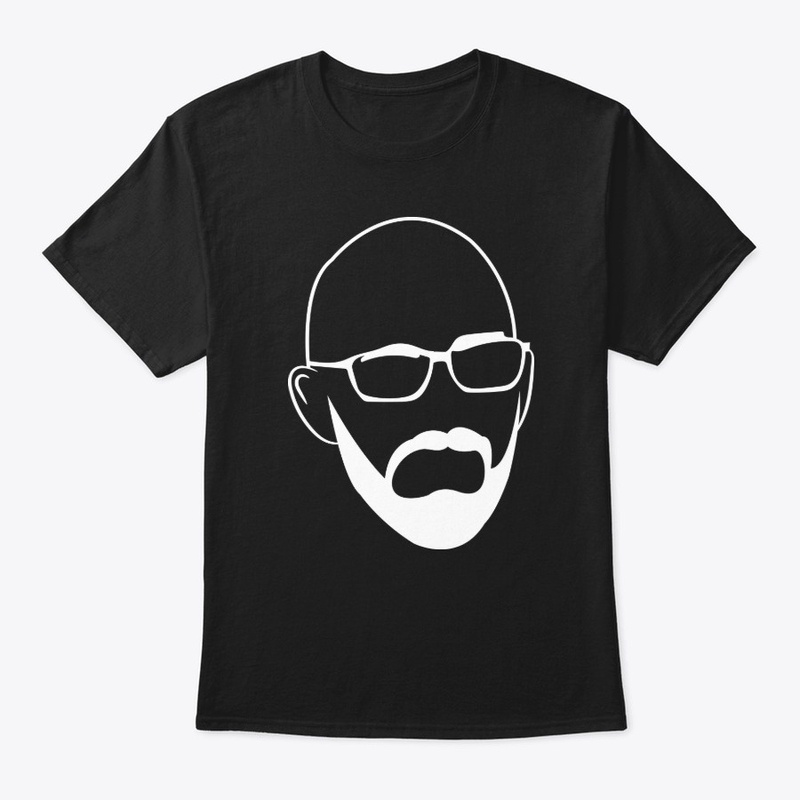 Simon Face - White on Black