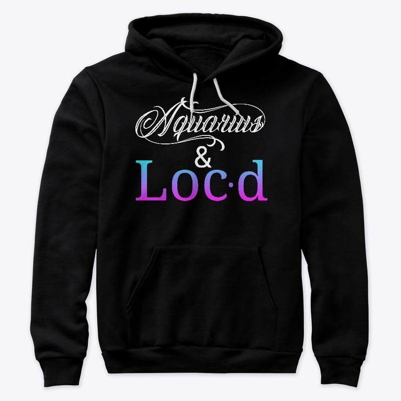 Aquarius & loc'd zodiac tee shirt