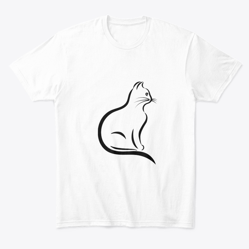 cat black and white