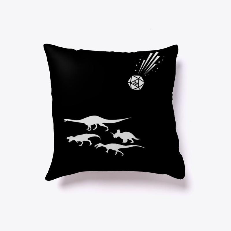 Funny Dinosaur Critical Hit D20 Dice
