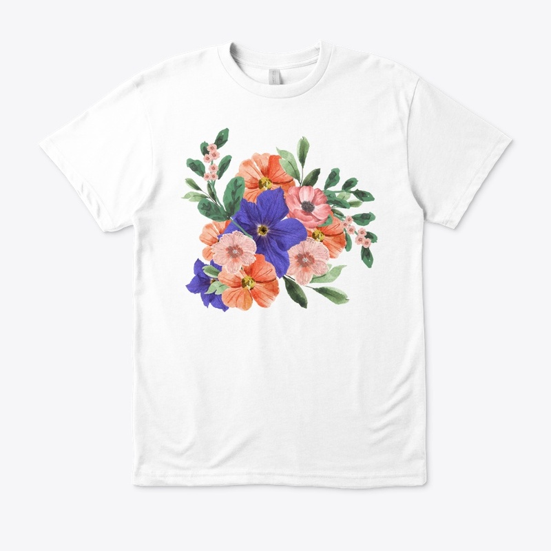 Floral watercolor design