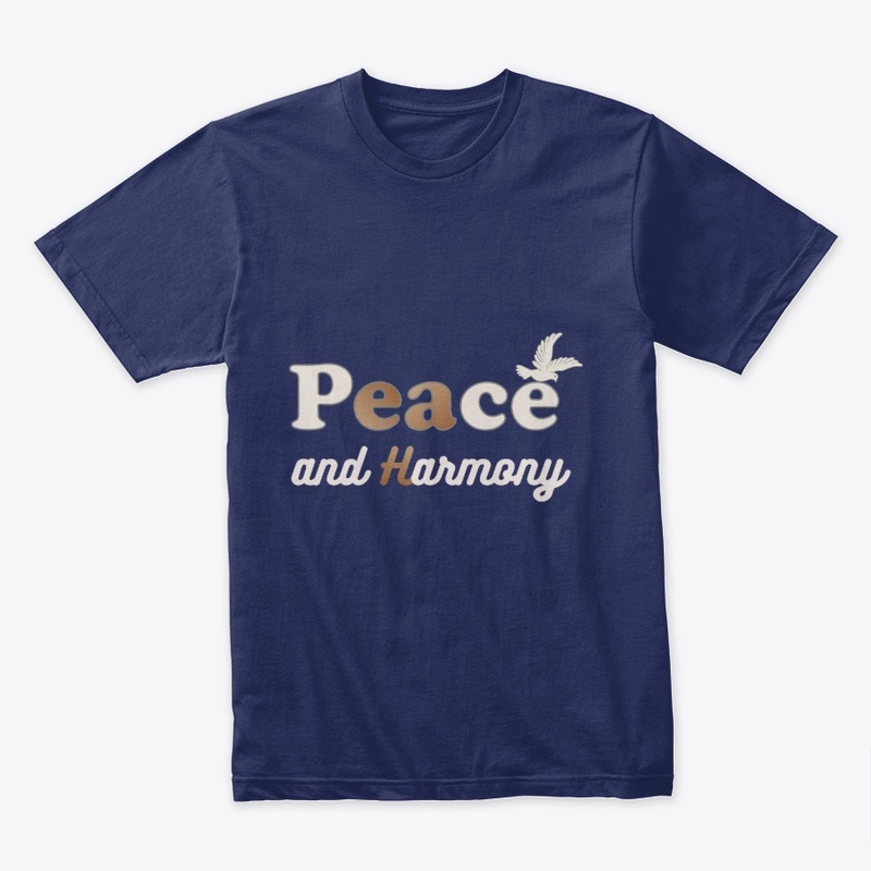 Peace and Harmony Concept t-shirt desgn