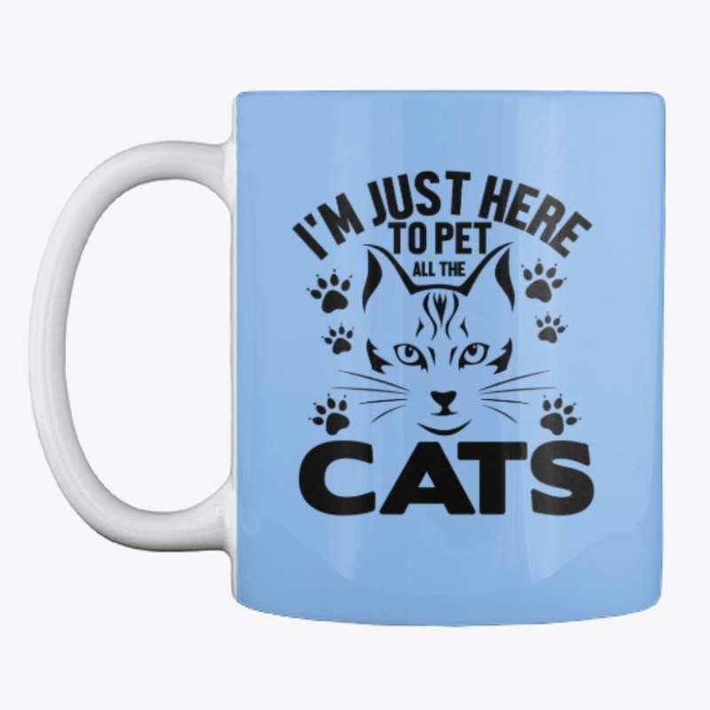 I´m just here to pet all the cats