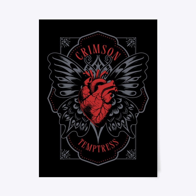 Crimson Temptress Mystical Fantasy Merch