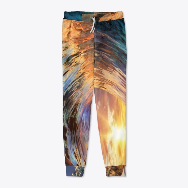 Great Ocean wave Sunset design