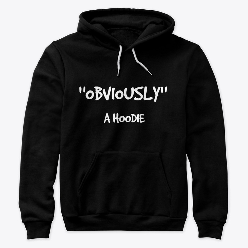 OBVIOUSLY YELLOW DTO LOGO HOODIE BLACK
