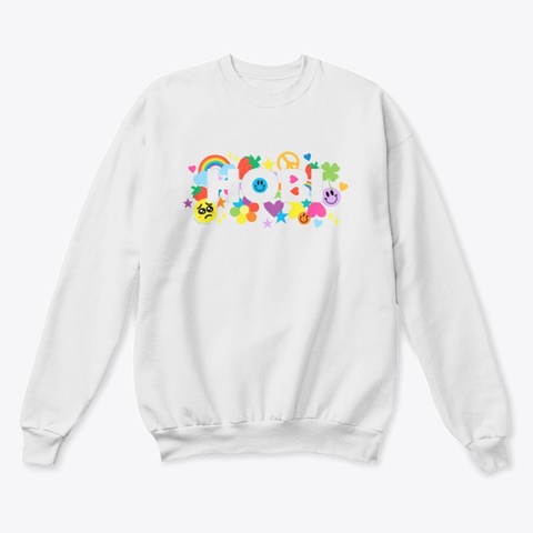 Hobicore Sweater White  T-Shirt Front