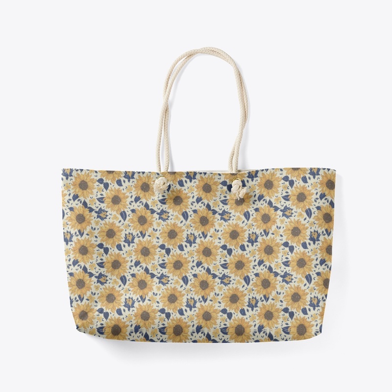Sunflower Weekender Tote