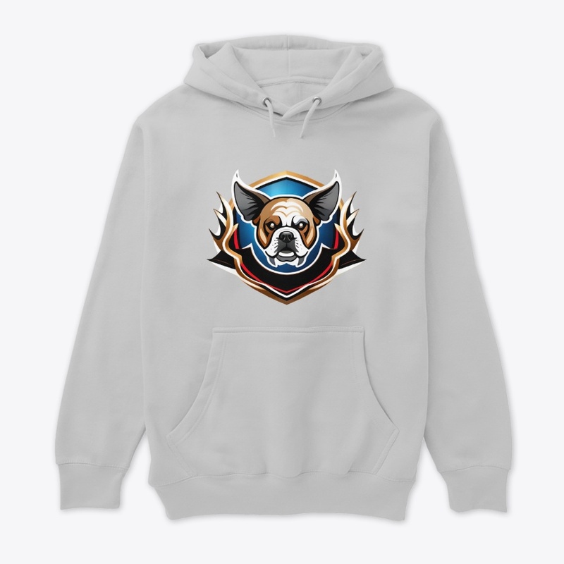 Bulldog tshirt and hoodie