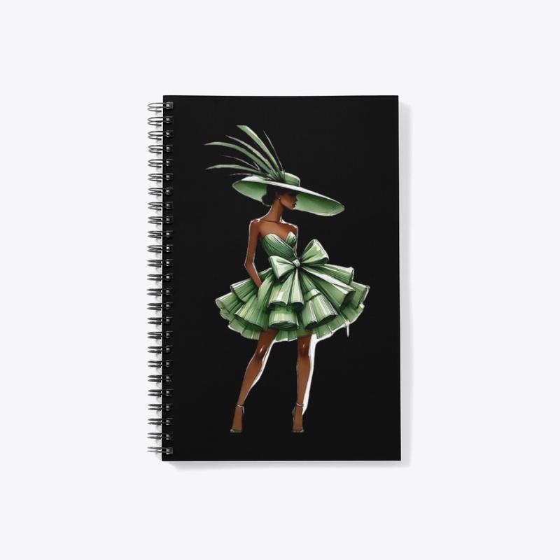 Journal "Sketches of Beauty"- Emerald 