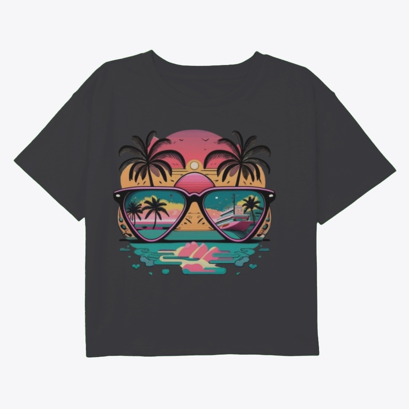  Sunset Vibes Colour Women's Relaxed Tee