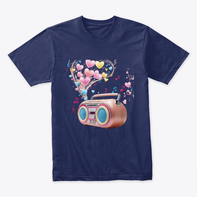 🎧 Love in the Beat – Retro Music Lover 