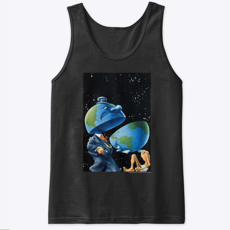 2 Worlds alt t-shirt